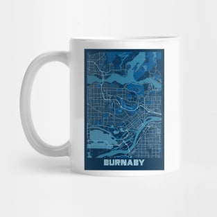 Burnaby - Canada Peace City Map Mug